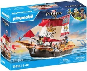 Playmobil® Konstruktions-Spielset »Piratenschiff (71418)