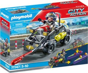Playmobil® Konstruktions-Spielset »SWAT-Multi-Terrain-Quad (71147)