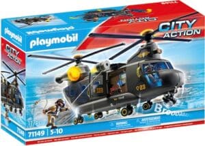 Playmobil® Konstruktions-Spielset »SWAT-Rettungshelikopter (71149)