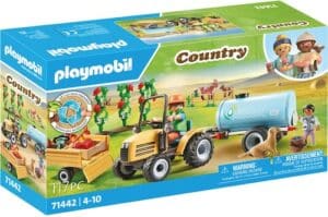 Playmobil® Konstruktions-Spielset »Traktor mit Anhänger und Wassertank (71442)