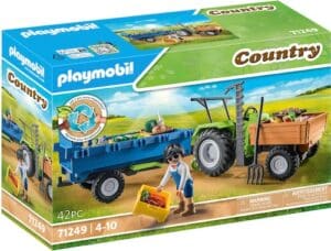 Playmobil® Konstruktions-Spielset »Traktor mit Hänger (71249)