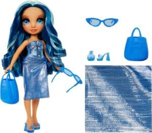 RAINBOW HIGH Anziehpuppe »Rainbow High Swim & Style Fashion Doll- Skyler (Blue)«