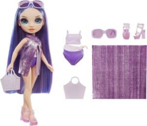 RAINBOW HIGH Anziehpuppe »Rainbow High Swim & Style Fashion Doll- Violet (Purple)«