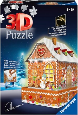Ravensburger 3D-Puzzle »Lebkuchenhaus bei Nacht«