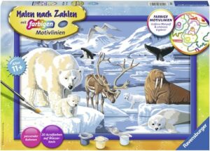Ravensburger Malen nach Zahlen »Tiere der Arktis«