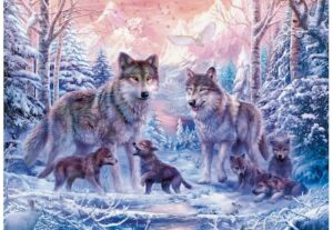 Ravensburger Puzzle »Arktische Wölfe«