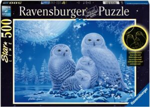 Ravensburger Puzzle »Star Line - Eulen im Mondschein«