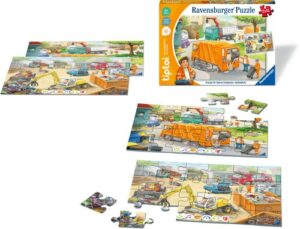 Ravensburger Puzzle »tiptoi® Puzzle für kleine Entdecker: Müllabfuhr«