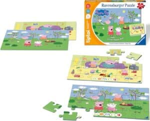 Ravensburger Puzzle »tiptoi® Puzzle für kleine Entdecker: Peppa Pig«