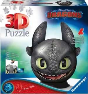 Ravensburger Puzzleball »Dragons 3 - Ohnezahn mit Ohren«