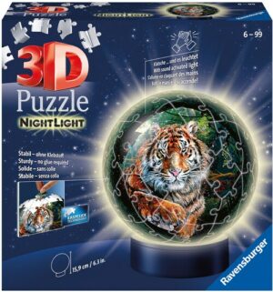 Ravensburger Puzzleball »Nachtlicht Raubkatzen«