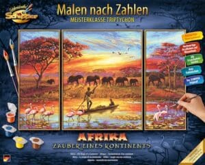 Schipper Malen nach Zahlen »Meisterklasse Triptychon - Afrika