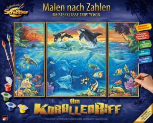 Schipper Malen nach Zahlen »Meisterklasse Triptychon - Am Korallenriff«