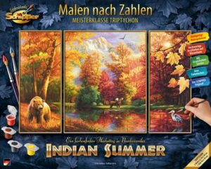 Schipper Malen nach Zahlen »Meisterklasse Triptychon - Indian Summer«