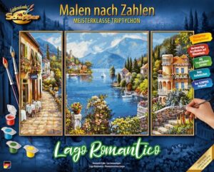 Schipper Malen nach Zahlen »Meisterklasse Triptychon - Lago Romantico«