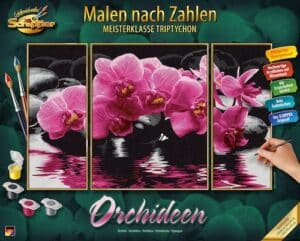 Schipper Malen nach Zahlen »Meisterklasse Triptychon - Orchideen«