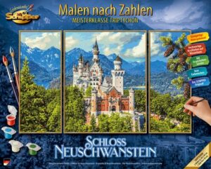 Schipper Malen nach Zahlen »Meisterklasse Triptychon - Schloss Neuschwanstein«