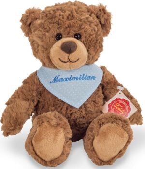 Teddy Hermann® Kuscheltier »Teddy braun mit blauem Halstuch