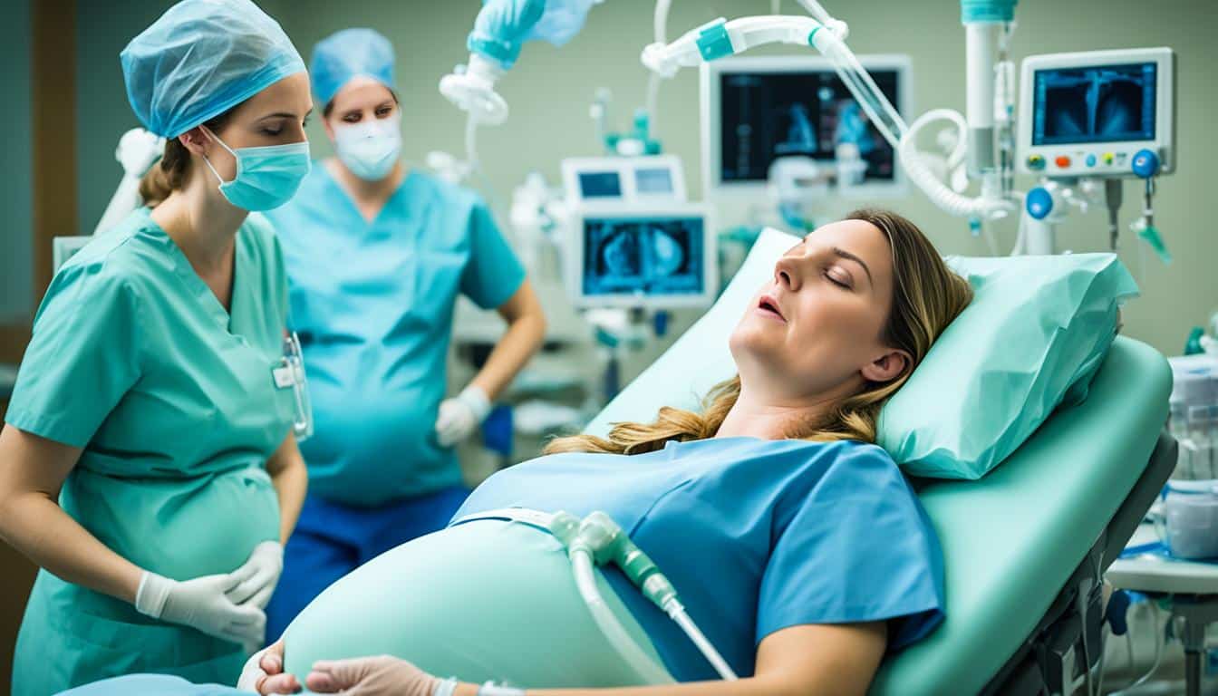 Lachgas während der Entbindung - Eine bessere Alternative?