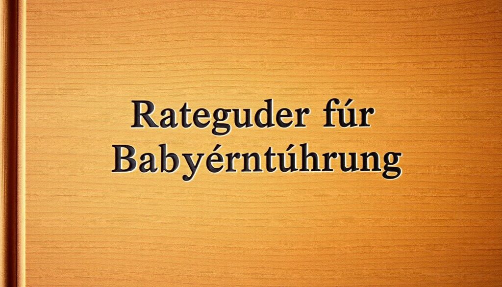 Das Baby richtig füttern