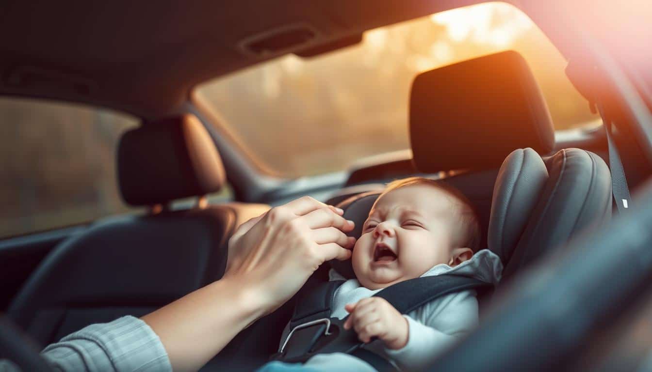 Stress im Auto: Wenn euer Baby im Kindersitz nur schreit