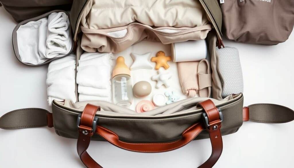 praktische Wickeltaschen Organisation